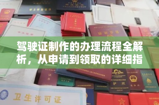 树林驾驶证制作的办理流程全解析，从申请到领取的详细指南