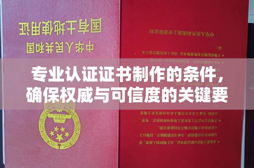 树林专业认证证书制作的条件，确保权威与可信度的关键要素