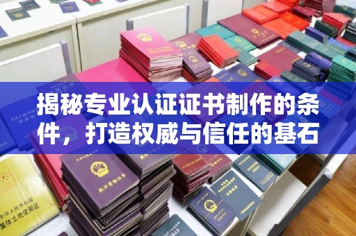 树林揭秘专业认证证书制作的条件，打造权威与信任的基石