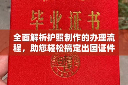 树林全面解析护照制作的办理流程，助您轻松搞定出国证件