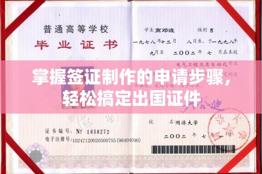 树林掌握签证制作的申请步骤，轻松搞定出国证件