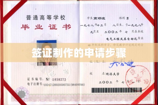 树林签证制作的申请步骤