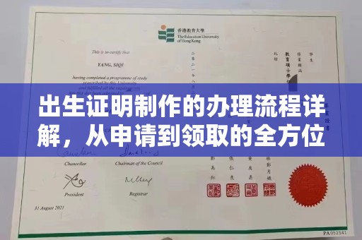 树林出生证明制作的办理流程详解，从申请到领取的全方位指南